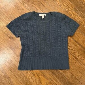 Jones New York 80s Cable Knit Sweater